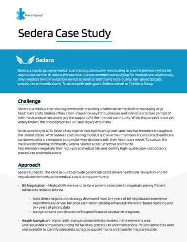 Sedera Case Study - Resources